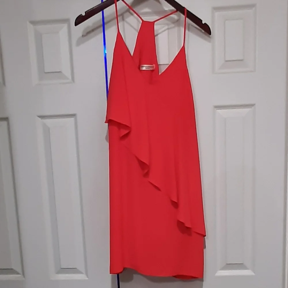 AMANDA UPRICHARD RIVAGE RED MINI DRESS SIZE S - Picture 8 of 12